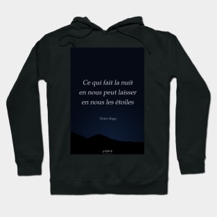 Quote from Victor Hugo on happiness Hoodie